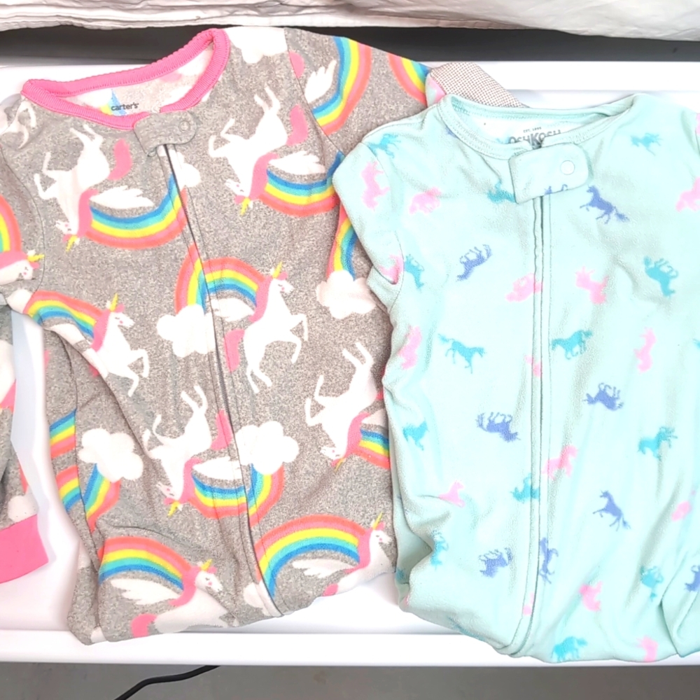 4/$20 Carter's Fleece Sleepers